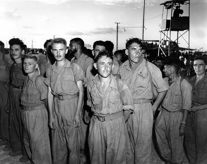 French Prisoners Of War Arrive In Hanoi After Release By The